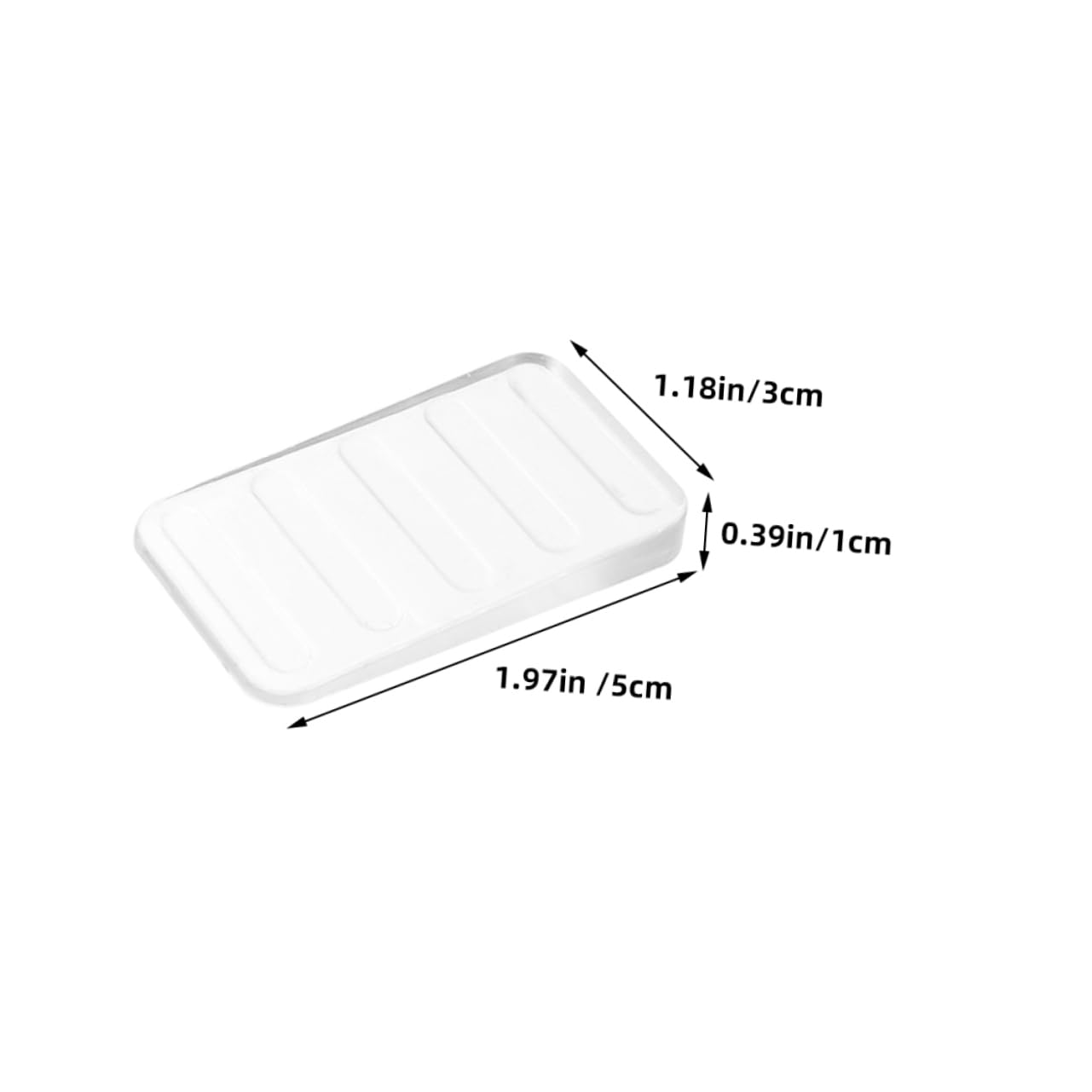 SHINEOFI 5 Series Cuñas De Nivelación De Plástico Transparentes Muebles De Ajustables Y Prácticas Nivelar Mesas Y Muebles 8 Piezas X 5