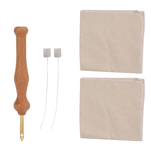 Respicefinem Punch Needle Wear Convenient Sturdy DIY Craft Sewing Felting Weaving Tool Made from Materials Suitable for Most Scenes and Common Home Supplies