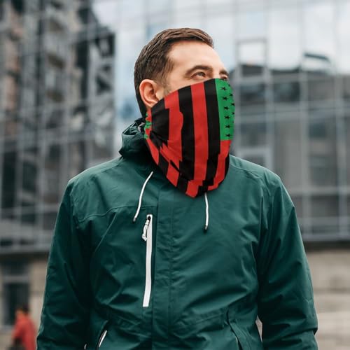 Image of Men Women Bandanas Neck Gaiter Headwrap Balaclava | Seamless Face Cover Scarf Neck Warmer Breathable Headwear for Hiking Cycling