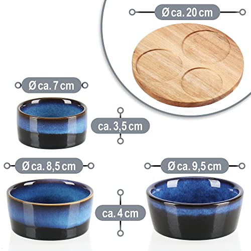 Com-four® set da 4 pezzi - set di ciotole con