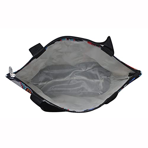 Image of NGIL Medium Top Zipper Closure Canvas Tote Bag with Attached Matching Coin Purse For Moms and Nurses