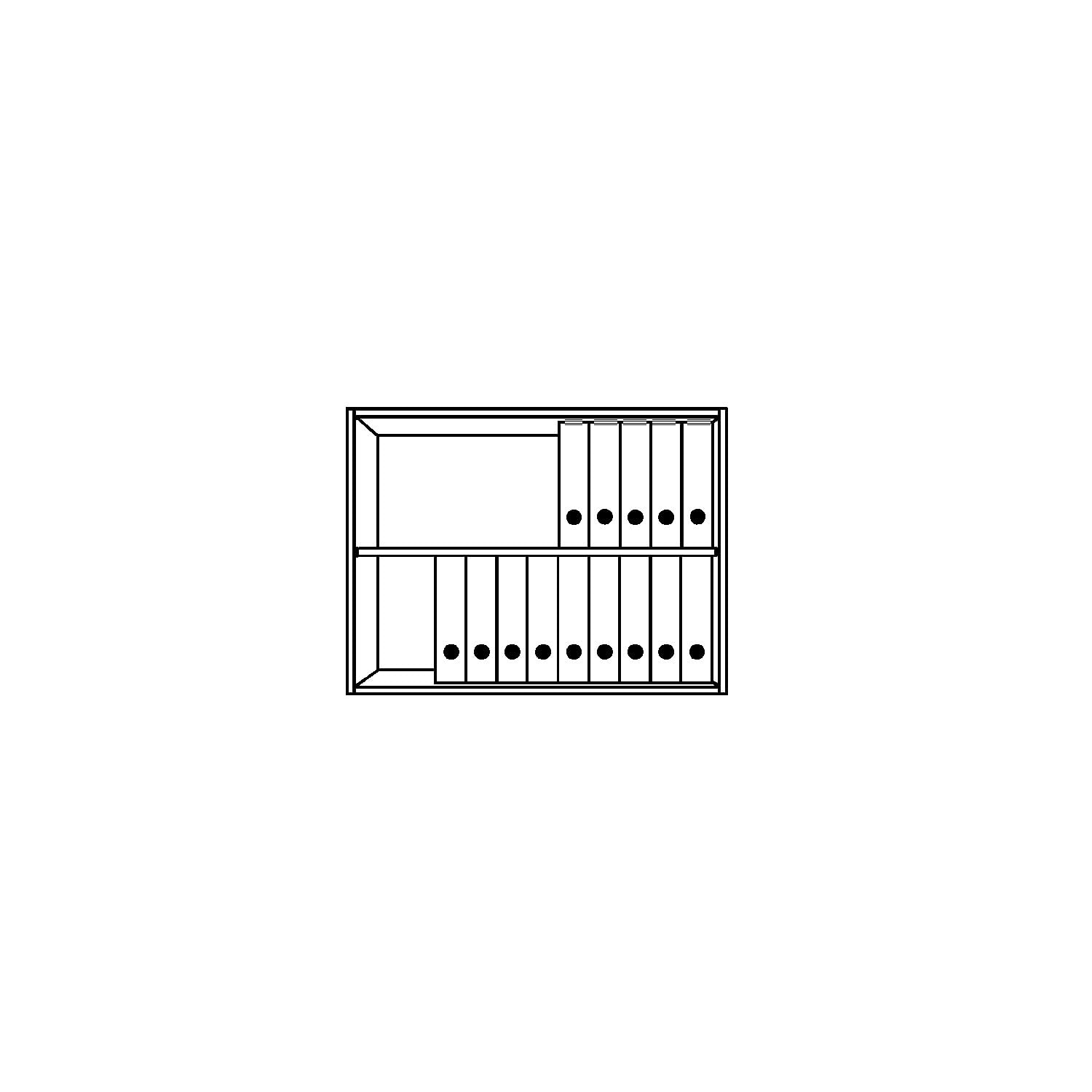 Étagère Progress 500 Kerkmann à 6 tablettes robustes et réglables