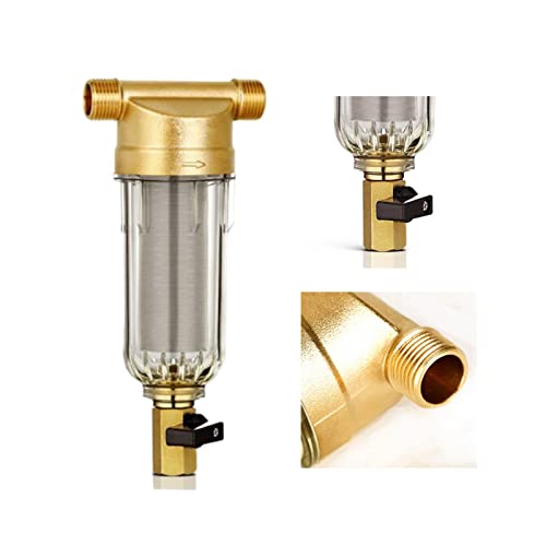 4 Split-Mouth Water Filters Front Purifier Copper Lead Pre-Filter Backwash Remove Rust Contaminant Sediment Pipe