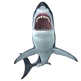 Posterazzi PSTCFR601072P Megalodon Shark, Front Profile Photo Print, 11 x 17, Multi