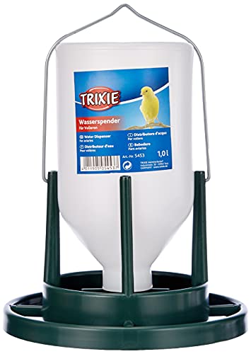 Trixie 5453 Volieren-Wasserspender, 1.000 ml/20 cm, Kaninchen, natur