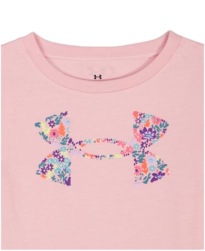 Image of Under Armour Girls 2-Piece Short Sleeve Graphic Tee and Shorts Set, Outdoor Collection