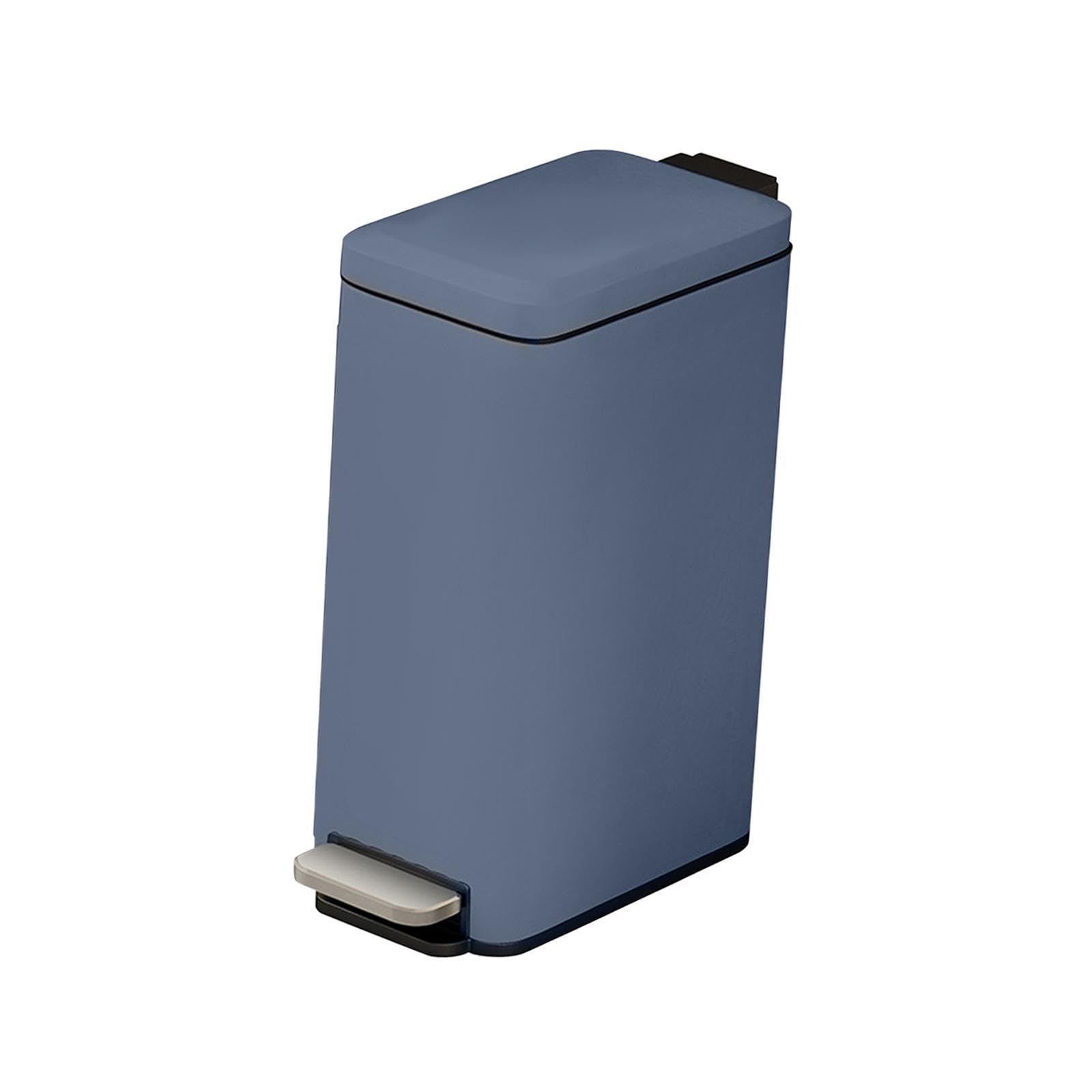 CALANDIS® Bathroom Trash Can with Lid Organizer Slim for Bathroom Entryway Living Room Gray | Trash Cans & Wastebaskets | Household Supplies & Cleaning 2