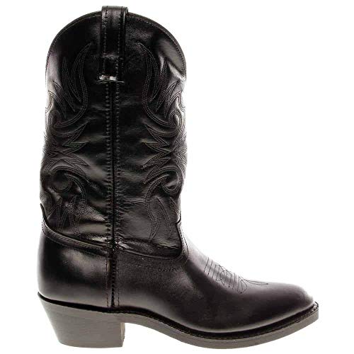 Laredo Mens Paris Round Toe Boots Mid Calf - Black - Size 11 D #TOP3