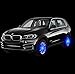 Bearfire 4Pcs Waterproof LED Light Wheel Hub Center Caps Cover Wheel Lights Car Emblems for BMW Accessory
