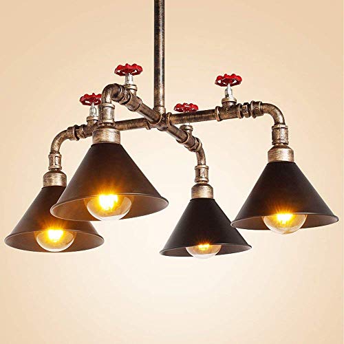 CHHD Vintage Industrial Iron Metal Pendant Ceiling Light Steampunk Retro LOFT Creative Metal Water Pipe Chandelier Bar Restaurant Decoration Kitchen Farmhouse Chandelier E27 steampunk buy now online CHHD Vintage Industrial Iron Metal Pendant Ceiling Light Steampunk Retro LOFT Creative Metal Water Pipe Chandelier Bar Restaurant Decoration Kitchen Farmhouse Chandelier E27 steampunk buy now online