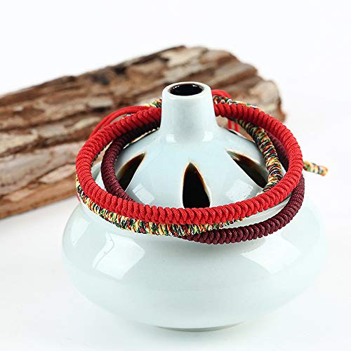 Men Women Chinese Lucky Red String Bracelet Tibetan Buddhist Prayer Handmade Yoga Prayer Rope Mala Bracelet Adjustable Size4