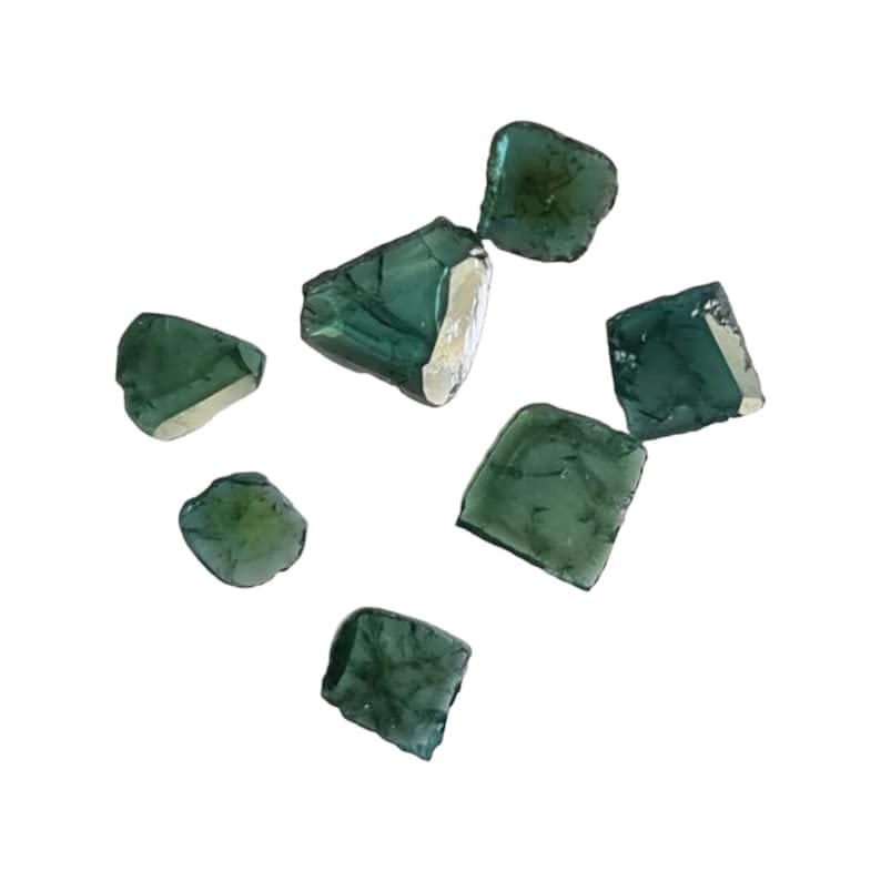 Diamant bleu de 3 à 4 mm tranches à facettes 0.55 cts pour fabrication de bijoux PPD999