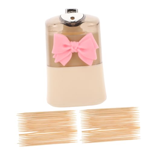 Zerodeko Dispenser Automatico Stuzzicadenti con Popup Portastuzzicadenti Compatto e Funzionale per Casa Ristorante e Ufficio Contenitore Organizzatore Raffinato con Stuzzicadenti Inclusi