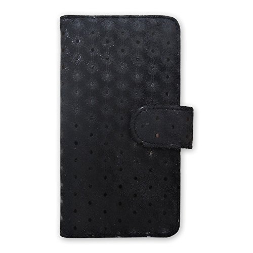 ホワイトナッツ White Nuts Galaxy Note 3 Sc-01F Smartphone Case Notebook Polka Dot Pattern Black Case Galaxy Note Three Notebook Type Cover Smartphone Cover Wn-Od114069_L #TOP1