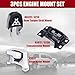 Engine Motor Mount & Transmission Mount Set Compatible with 2013-2018 Ford Focus 2.0L 2013-2019 Ford Escape 2.0L 2.5L, 2014-2022 Ford Transit Connect 2.5L Replacement for A5520, A5612, A5631 3PCS