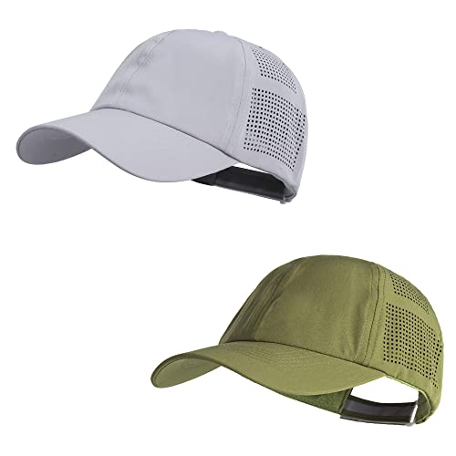 Image of HH HOFNEN Women Quick Drying Baseball Cap Sun Hat Unstructured Golf Hat