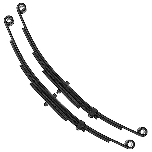 Magorfas Trailer Leaf Spring 4 Leaf Double Eye 2500 lbs Cap for 5000 lbs Axle Suspension 25-1/4