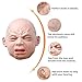 CreepyParty Releastic Human Mask Novelty Halloween Costume Party Latex Head Masks (crying baby)