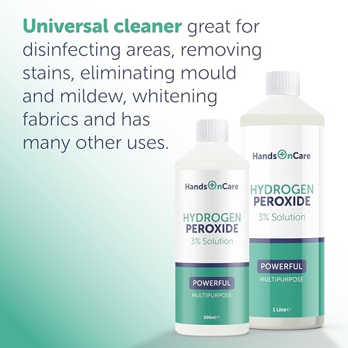 Hydrogen Peroxide 3%, 10 Vols All-Purpose Cleaner and Stain Remover - 1 Litre - Image 5