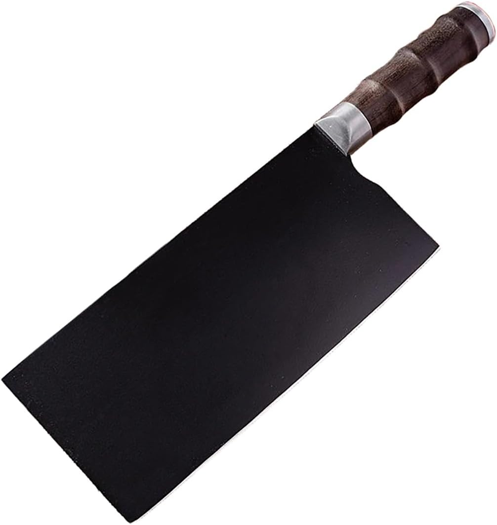 Meat Cleaver Knife, 8 Inch Slicing Knife AUS10 Steel Blade Wenge Handle Sharp Chinese Chef Cleaver Kitchen Knives For Cutting Vegetables Meat