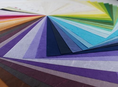 47 8.5x11in Mulberry Paper Sheet Design Craft Hand Made Art Tissue Japan Origami Washi Wholesale Bulk Sale Unryu Suppliers Thailand Products Card Making