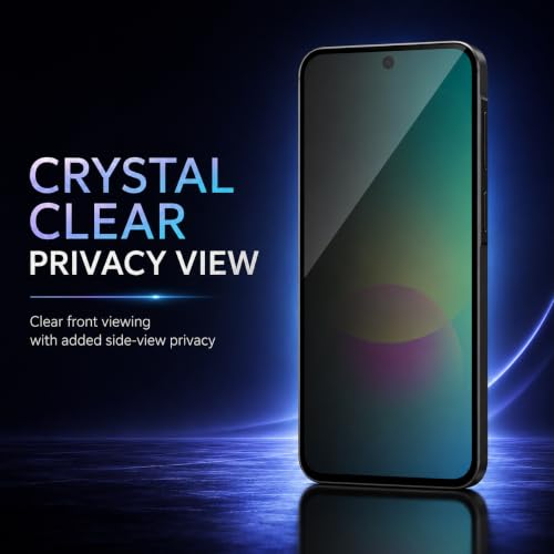 Image of FIRST MART Privacy Tempered Glass for Samsung Galaxy A27, 2 Pack | Anti-Spy 9H Screen Protector, Edge-to-Edge, Case-Friendly, Scratch Resistant, Bubble-Free