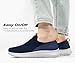 Mens Slip On Shoes Walking Fashion Laceless Sneakers Casual Mesh Breathable Lightweight Soft Sole