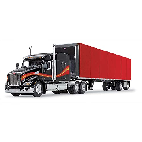 DCP Products 1/64 Black & Red Peterbilt 579 Sleeper