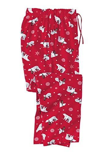 KingSize Men's Big & Tall Novelty Print Flannel Pajama Pants...