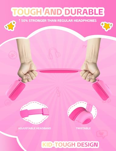 Gorsun E69 Wireless Kids Headphones – 85 dB Volume-Limited, 50-Hour Battery — view 5