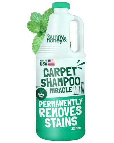 Carpet Miracle Cleaner Shampoo, Stain Remover, Odor Deodorizing Formula, 32FL OZ - image 1