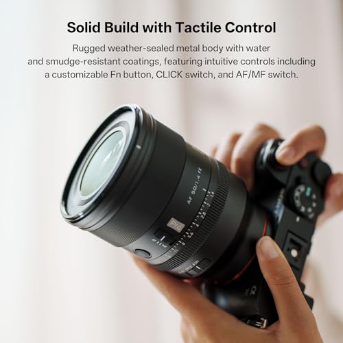 Image of VILTROX 50mm F1.4 Pro FE Lens Full Frame Auto Focus Large Aperture Prime Lens with Hyper VCM Motor Compatible with Sony E-Mount Cameras A7IV A7C A7III A7RII A7III A7RIII A7RIV A9 A9III A1 ZV-E1 FX3