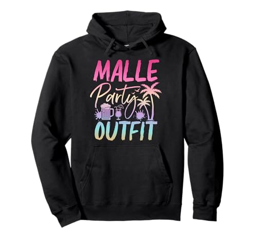 Malle Party Crew Gruppen Motiv Mallorca Party Outfit Pullover Hoodie