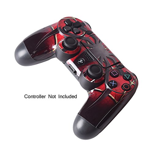 Gamexcel Skins Compatible With Ps4 Controller - Stickers Compatible With Playstation Dualshock 4 - Decals Cover Skin Accessories Compatible With Ps4 Slim Controllers - Widow Spider #TOP4