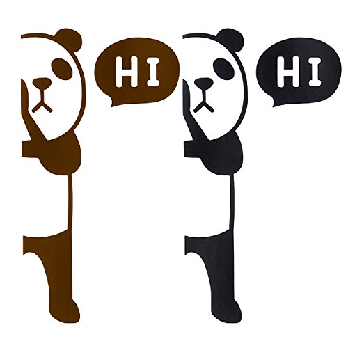 Bouti1583 2 Pcs Switch Sticker, Cute Cartoon Panda Wallpaper, Creative Personality Wall Stickers For Kids Living Room Office Decoration #TOP1