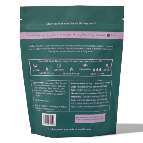 Image of Hormone Balance Protein Powder and Fiber Blend, Cacao, 14 Servings | A protein powder blending pea and brown rice protein that may support hormone balance and ease PMS, your period and menopause