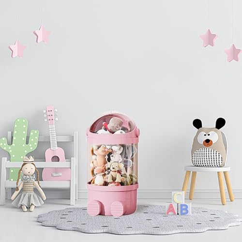Rangement vertical pour peluches au design épuré et robuste