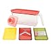 KUHN RIKON Mandoline Multi & râpe, Plastique, Multicolore, 34 x 15 x 15 cm