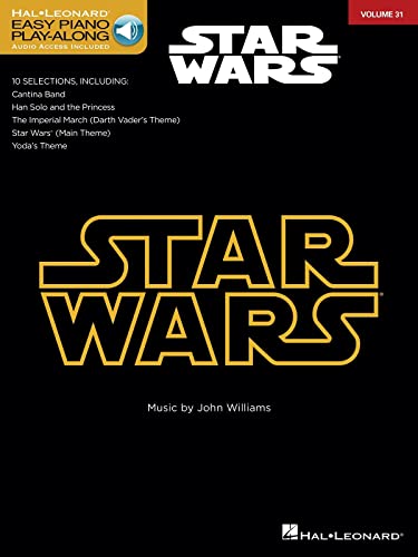 Star Wars - Easy Piano Play-Along Vol. 31 Book/Online Audio (Easy Piano Cd Play-Along, 31)
