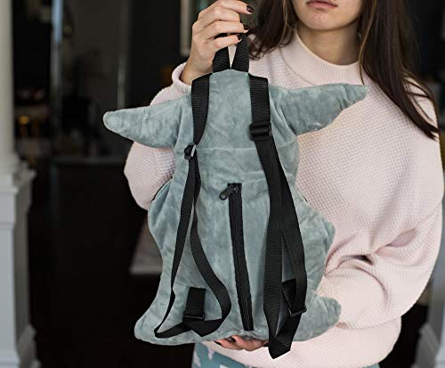 Star Wars: Mochila infantil The Mandalorian The Child de 40,6 cm | Mochila de pelúcia 
