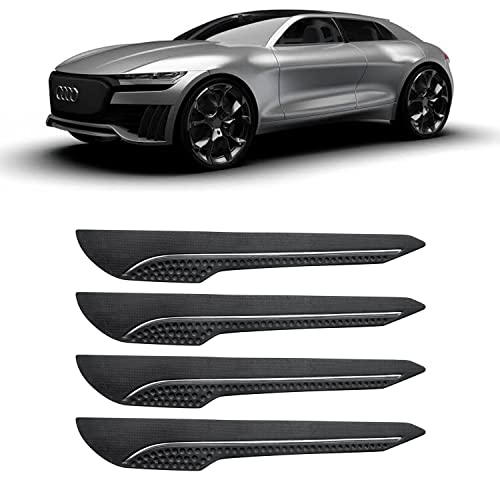 Image of AOSIS-Car Bumper Protector /Bumper Guard for Audi Q4 Etron Concept with Single Chrome Stripe (4-Pcs)
