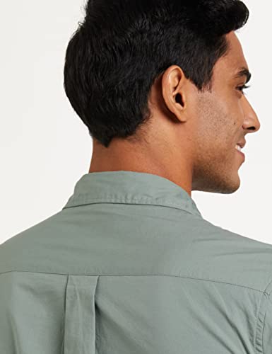 Image of Amazon Brand - Symbol Men's Cotton Shirt | Casual | Plain | Full Sleeve | Summer - Regular Fit (Available in Plus Sizes)