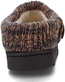 Clarks Women's, Sweater Collar Slipper Clog Navy 8 W | Image 4