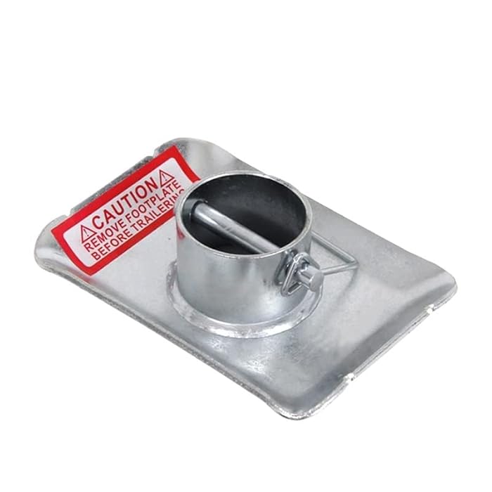 Buy YEZIHJ Trailer Jack Removable 2" Round Trailer Jack Foot Plate 5000