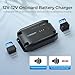 Renogy DC to DC Charger 12V 40A - Multi-Stage Charger for LiFePO4, AGM, Gel, Flooded Batteries | Car, RV, Marine & Boat Battery Charger with Bluetooth Compatibility