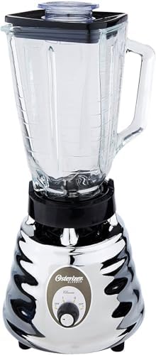 Oster Retro Chrome 500 Watt Beehive blender 2 speed with 5 cup gl...