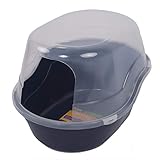 Favorite 25-Inch Cat Litter Box Extra Large/ Jumbo Covered Litter Pan/ Giant Enclosed Kitten Litter Box/ Hooded Kitty Litter Pan, 2 Colors Available, Blue
