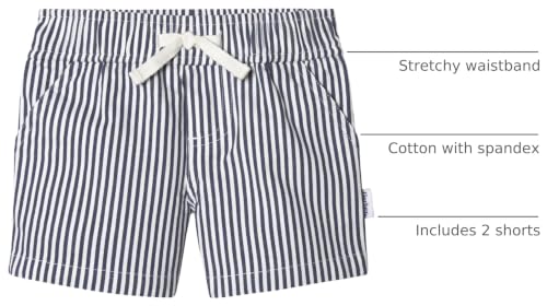Image of Gerber Baby & Toddler Boys & Girls Stretch Chino Shorts