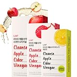 LIAF Apple Cider Vinegar | Variety Pack 3 Flavors Apple Lychee Lemon | 30 Individual Packets