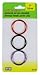 Hy-ko Kc126 3 In 1 Color Split Key Ring, Assorted Color (Pack of 5)